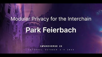 Modular Privacy for the Interchain - by Park Feierbach, Head of Community Namada
