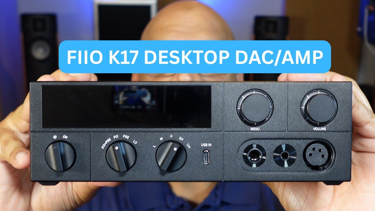 FiiO K17 (USB-DAC, Controllo del tono, Ospite USB, Display, interruttore di guadagno, Bluetooth, WiFi