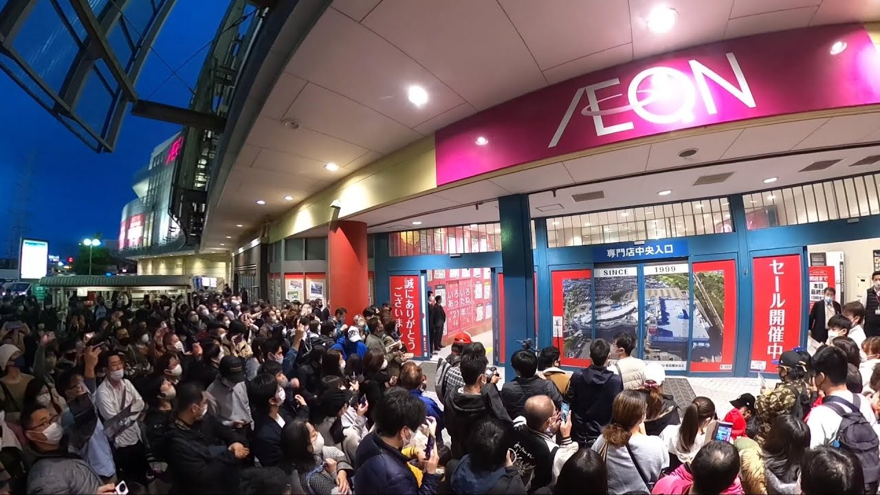 イオンモール名古屋みなと完全閉店【最後の一日の様子、開店〜閉店】