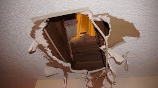 Apartment Ceiling Collapse - Queens, NY | Destroyed in Seconds 2016 | destroy us all