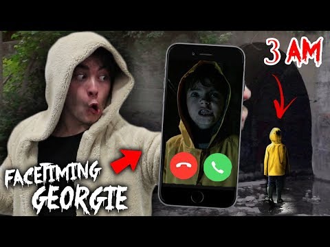 CALLING GEORGIE FROM 'IT' ON FACETIME AT 3AM!! *HE CAME TO ME*