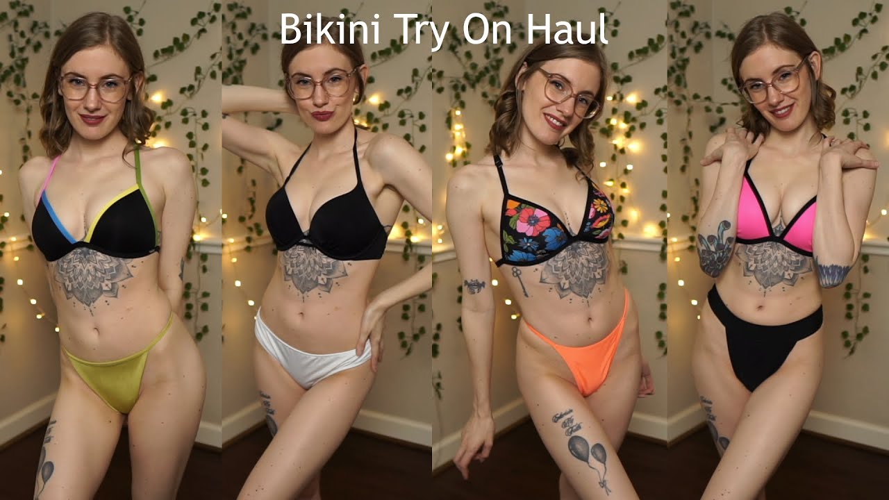 Sexy Bikini Swimsuit Try on Haul (2021)
