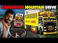 Tata Punjab Cargo's DANGEROUS Drive on Narrow Mountain Road