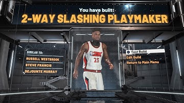 MY 2-WAY SLASHING PLAYMAKER IS THE BEST PG BUILD in NBA2K20