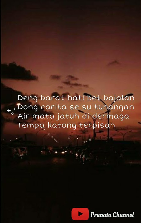 Bale pulang(lirik) | ombak su bawa jauh jauh jauh.