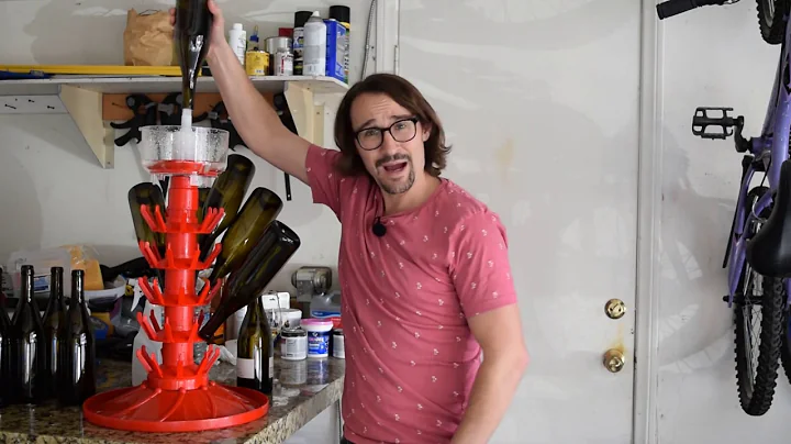 Preparing Wine Bottles before Bottling a Wine.
