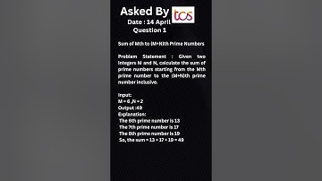 Tcs nqt coding question April 14#tcshiring #tcs