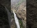 Waterfall in kyrgyzstan at gorge hot springs 