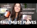 FALL FAVORITES 2021 | favorite drugstore makeup, jewelry, clothing + more!