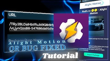 alight motion QR code bug fix tutorial 😳🔥