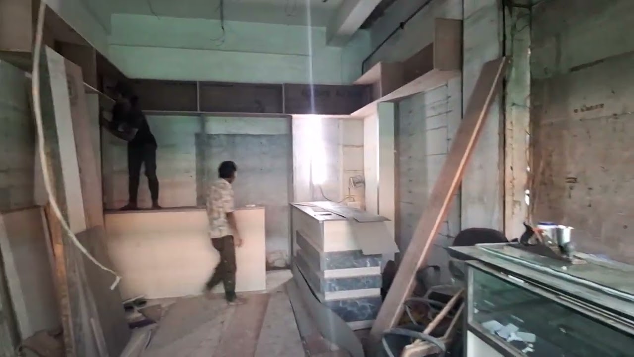 My new block mobile shop come 