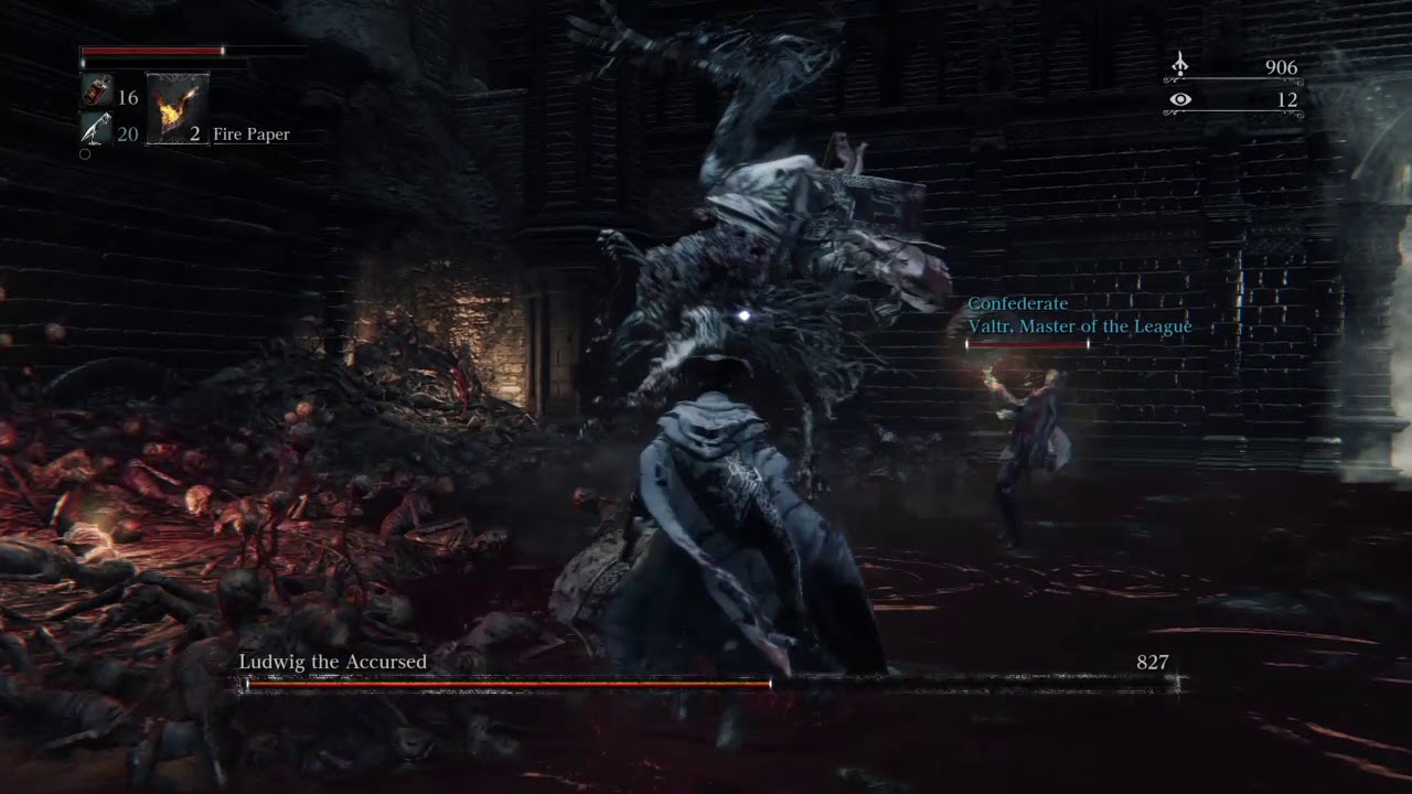 Bloodborne Ludwig Boss Battle Youtube