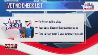 Election Day Reminders