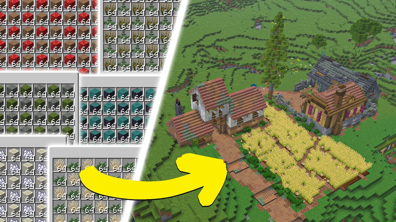 I Built 10 NEW Farms in Minecraft Survival - YouTube