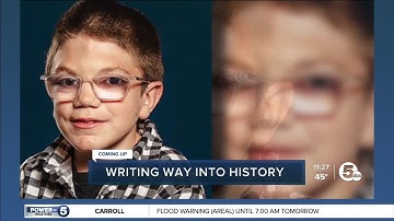 Local student wins national award for cursive handwriting