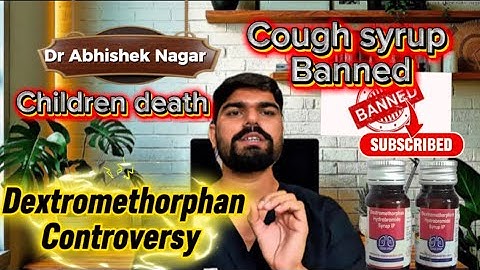 Cough syrup death news || DXM (Dextromethorphan) banned and toxicity controversy #doctors #facts 
