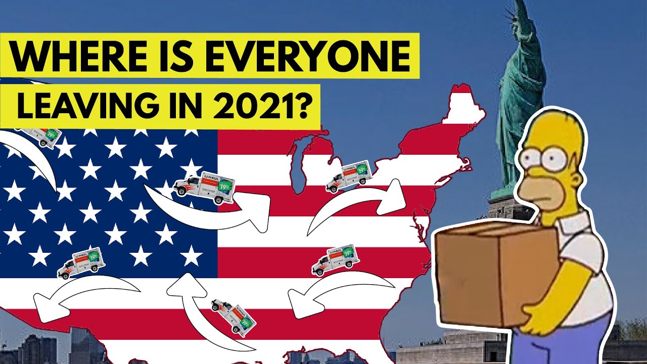 Top 15 States EVERYONE is LEAVING (Most Moved Out States in 2023) Top