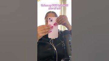 ASMR| UNBOX MY PINK IPHONE 15 WITH ME! #asmr #asmrtapping #asmrnotalking
