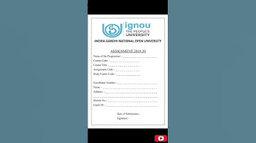 Ignou Assignment 2022-23 shorts #ignou #commerce #bcom #assignment #solvedassignments #bcomg