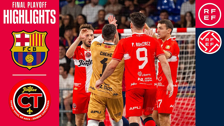 Resumen #PrimeraDivisiónFS Barça 2-3 Jimbee Cartagena Costa Cálida | Final playoff -2º partido