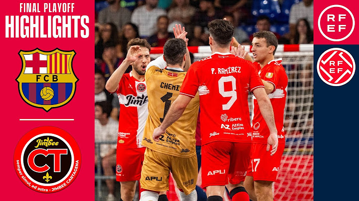 Resumen #PrimeraDivisiónFS Barça 2-3 Jimbee Cartagena Costa Cálida | Final playoff -2º partido