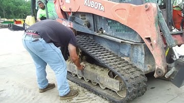 How to install your full sized skid steer tracks
