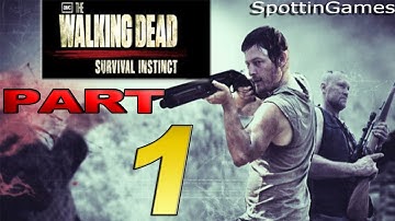 The Walking Dead: Survival Instinct Walkthrough HD - Intro - Part 1 [No Commentary]