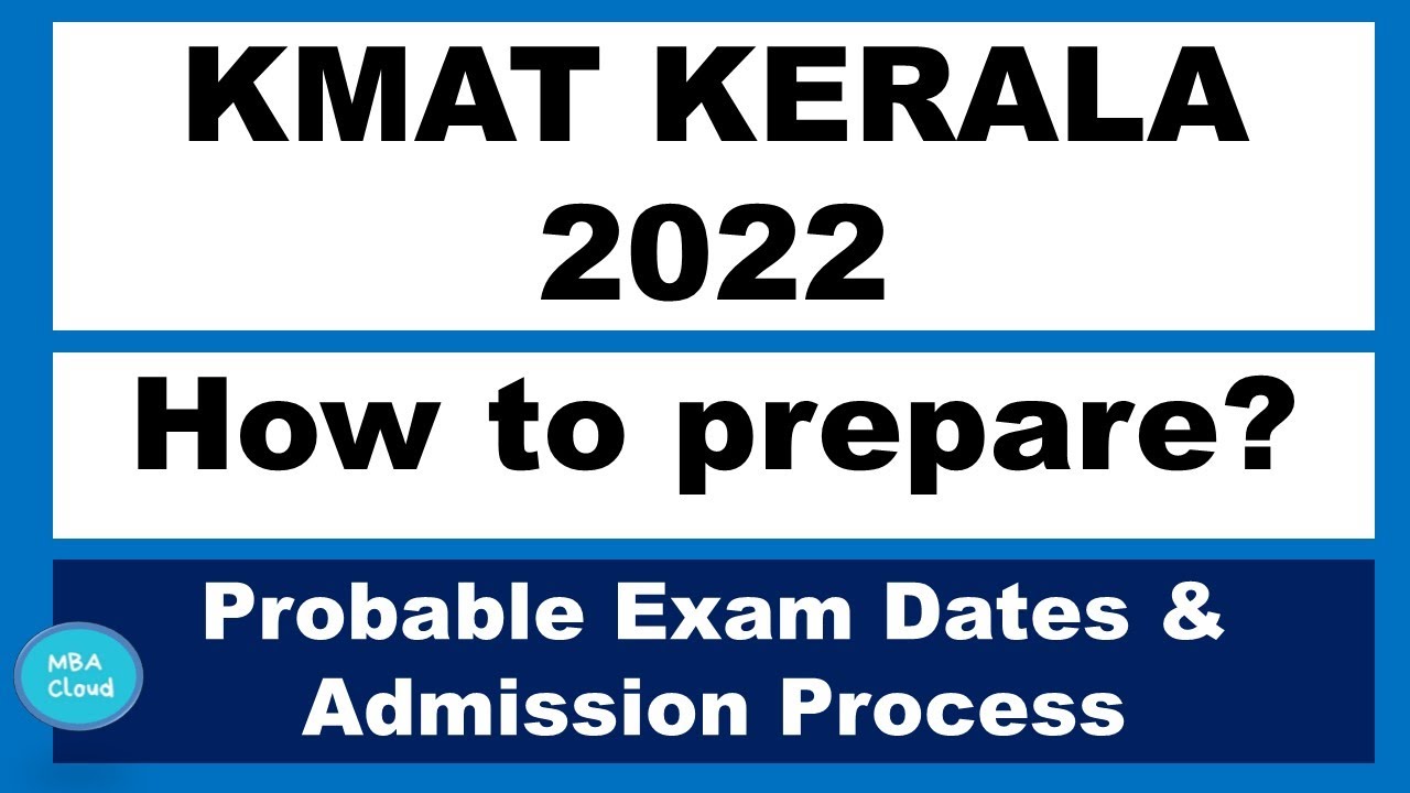 KMAT 2022| Preparation Strategy