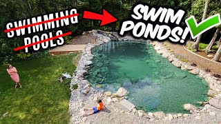 Pond is BETTER than a Swimming pool