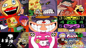 Every Lap 5 P Rank in the Pizza Pursuit Mod in Pizza Tower as The Noise Without Checkpoints.