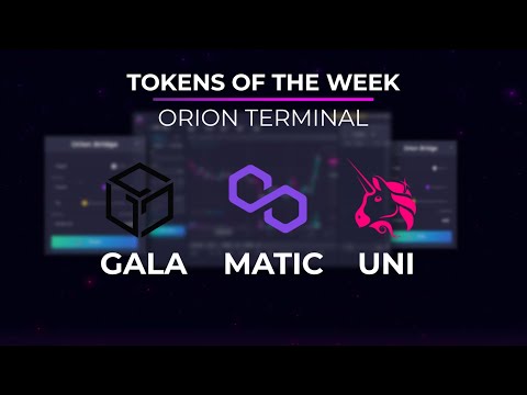 Best prices on Orion Terminal: we’ll show you ? MATIC, UNI, GALA.