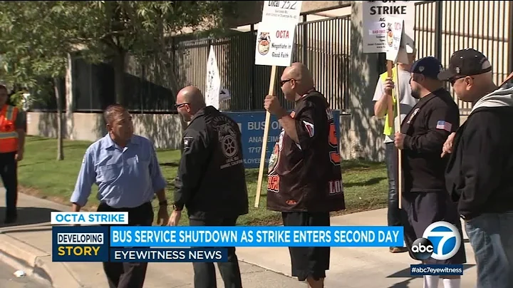 Tensions flare at OCTA bus worker strike; group agrees to meet to continue negotiations