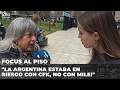 💢 ¡EL ODIO AVANZA! LIBERTARIA MARCHA POR NISMAN Y NO LE INTERESA LA VENTA DE TIERRAS | Focus al Piso