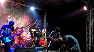 BROMOCORAH - Intro Sebrangi Ranah Neraka - Petaka Live at Bandung Deathgrind May 22th