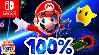 Super Mario Galaxy 3D All-Stars Switch - 100% Longplay Full Game Walkthrough No Commentary Gameplay