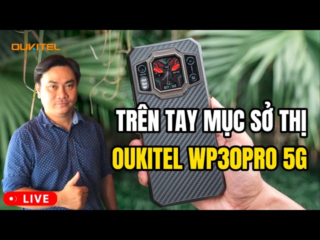 💥Trên tay khui hộp mục sở thị smartphone 5G 2 màn hình Oukitel WP30 Pro Ram24GB Rom512GB Pin11000mAh