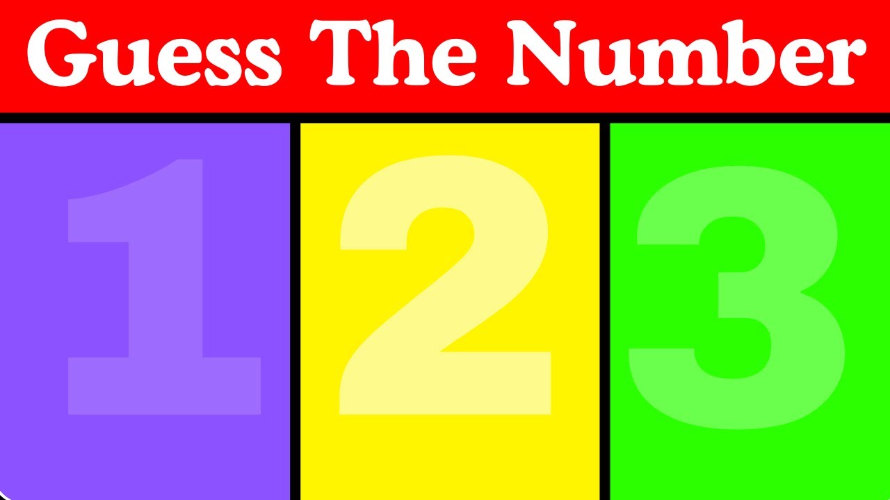 Guess The Hidden Number | Optical Illusion Tests - YouTube