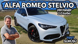 Makyajlı Alfa Romeo Stelvio test sürüşü (2023) | SUV da olsa sportif mi?