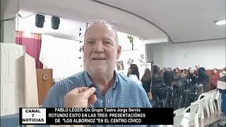 A SALA LLENA  EN LAS TRES PRESENTACIONES DEL GRUPO DE TEATRO JORGE SERVIO EN EL CENTRO CÍVICO