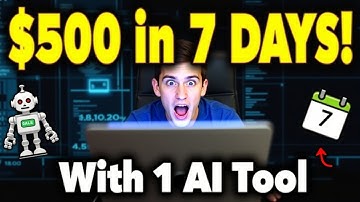 I Made $500 in 7 Days Using 1 FREE AI Tool (No Skills Needed!) #makemoneyonline #onlinebusiness