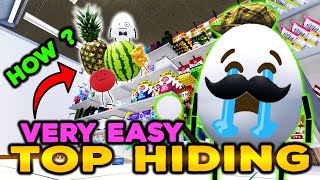🍇New Best Top Hiding Places and How to sneak up to the top shelf in Secret Staycation | Roblox