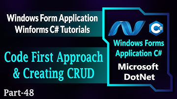 48 | Code First Approach of Entity Framework And Creating CRUD In Winforms C# (Hindi/Urdu)