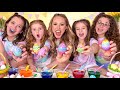 EASTER EGG DYING COMPETITION 🥚🌈🏆🤞🏼 #easter #trending #satisfying #bff #fun #craft #diy #contest 