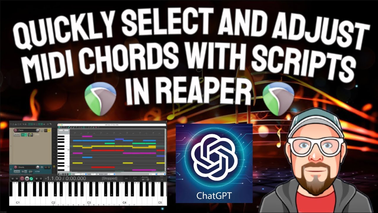 Quickly Select and Adjust MIDI Chords with Scripts in REAPER - YouTube