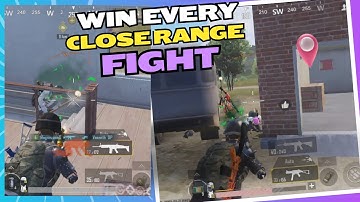 HOW TO CLUTCH EVERYTIME IN BGMI & PUBG | IMPROVE CLOSE RANGE FIGHTS & GAME SENSE IN BGMI