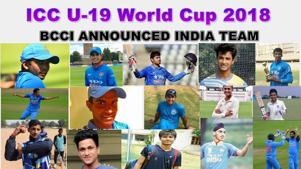 Icc U 19 Cricket World Cup 18 ci Announced India Under 19 Team Squad Youtube