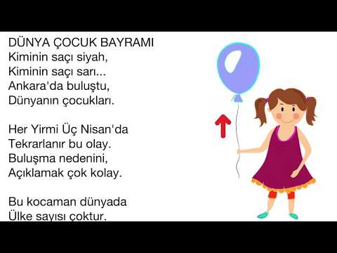 Dünya Çocuk Bayramı Şiiri