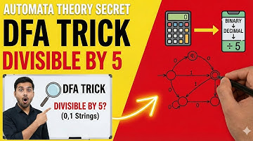 DFA Trick: DIVISIBLE BY 5 (0,1 Strings) | Automata Theory SOLVED in SECONDS!