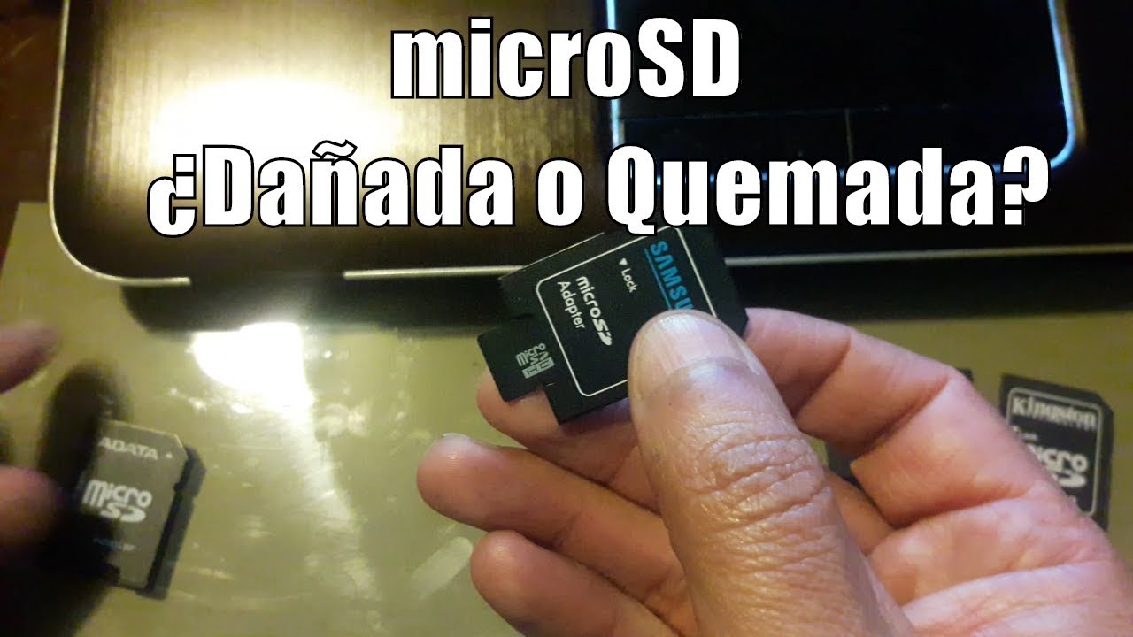 Damaged or burned MicroSD? How to discover the problem | Gadget Fácil -  YouTube