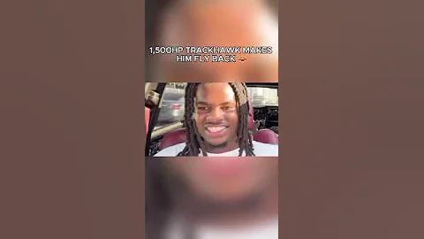 1500HP TRACKHAWK MAKES KID FLY BACK 👿